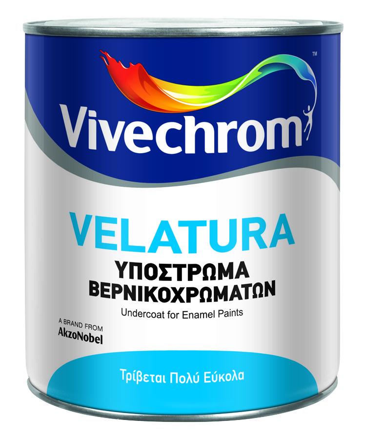 Vivechrom Velatura Λευκό Υπόστρωμα Βερνικοχρωμάτων 750ml