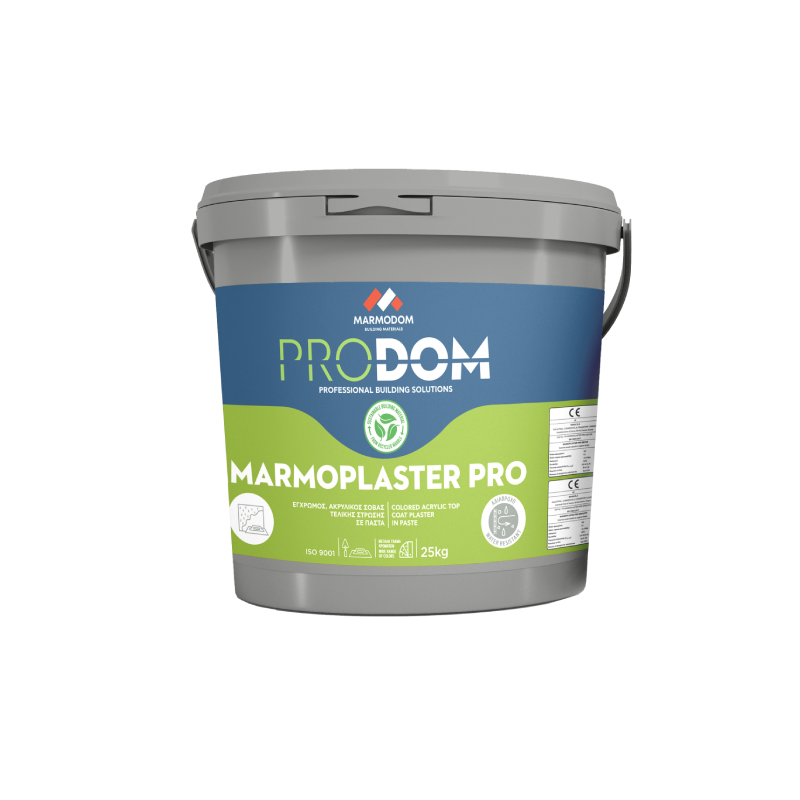 Marmodom MARMOPLASTER PRO DECOR 1.5 WHITE 25 kg Υδατοαπωθητικός ακρυλικός